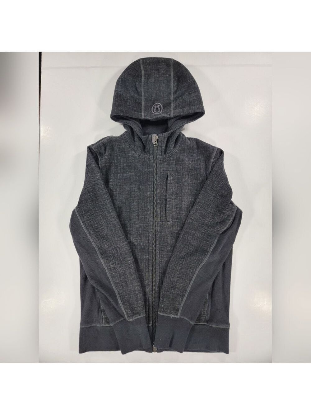 Lululemon Gray Scuba Full Zip Heavyweight Hoodie Hooded Sweatshirt Men Small S